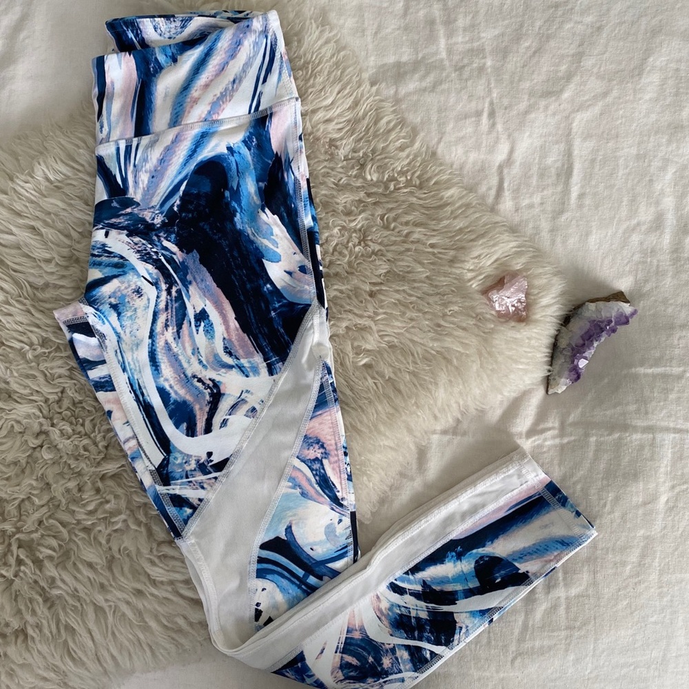 Fabletics Marble Mid Rise Pureluxe Legging